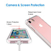 Evolveley's Case for Apple iPhones, Shock-Absorption Bumper Cover, Anti-Scratch Clear Back (HD Clear)