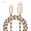 Speed Data Transfer Fiber iPhone USB Cable