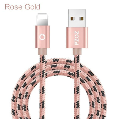 Speed Data Transfer Fiber iPhone USB Cable