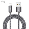 Speed Data Transfer Fiber iPhone USB Cable