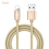 Speed Data Transfer Fiber iPhone USB Cable