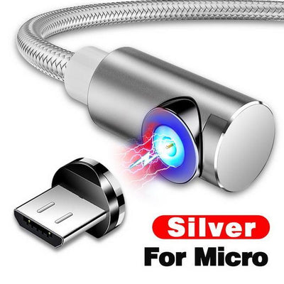 Magnetic Charging Cable for Micro USB, USB-C, and iPhones