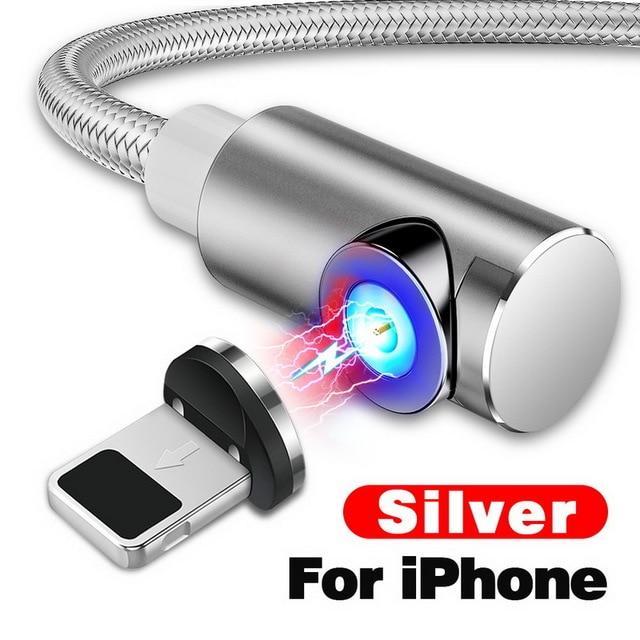 Magnetic Charging Cable for Micro USB, USB-C, and iPhones